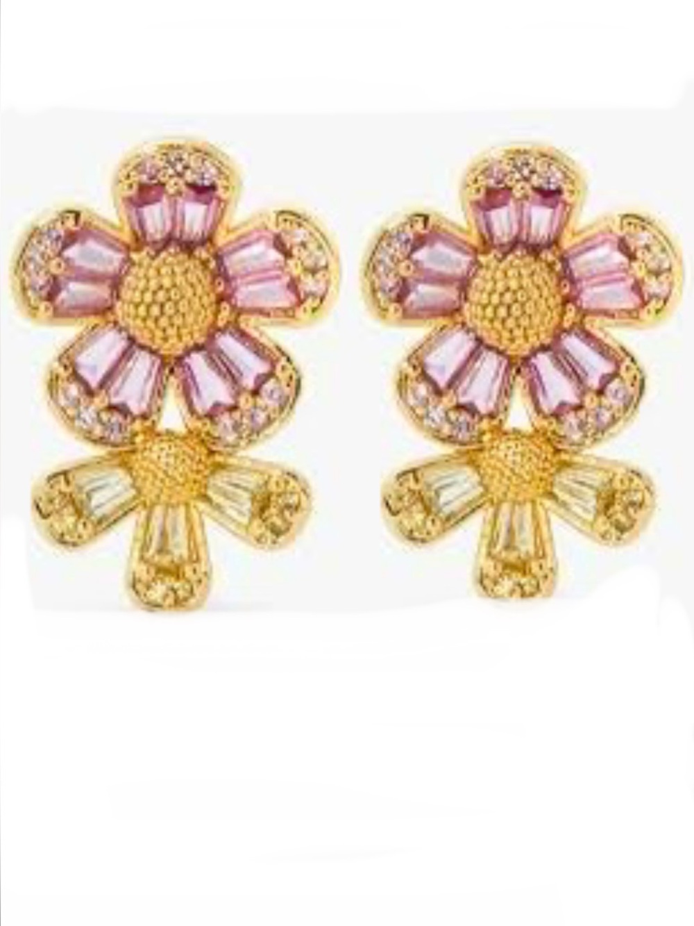 KATE SPADE NEW YORK ♠️ FLURETTE MULTI DOUBLE STUD EARRINGS 🌼 - Picture 2 of 9